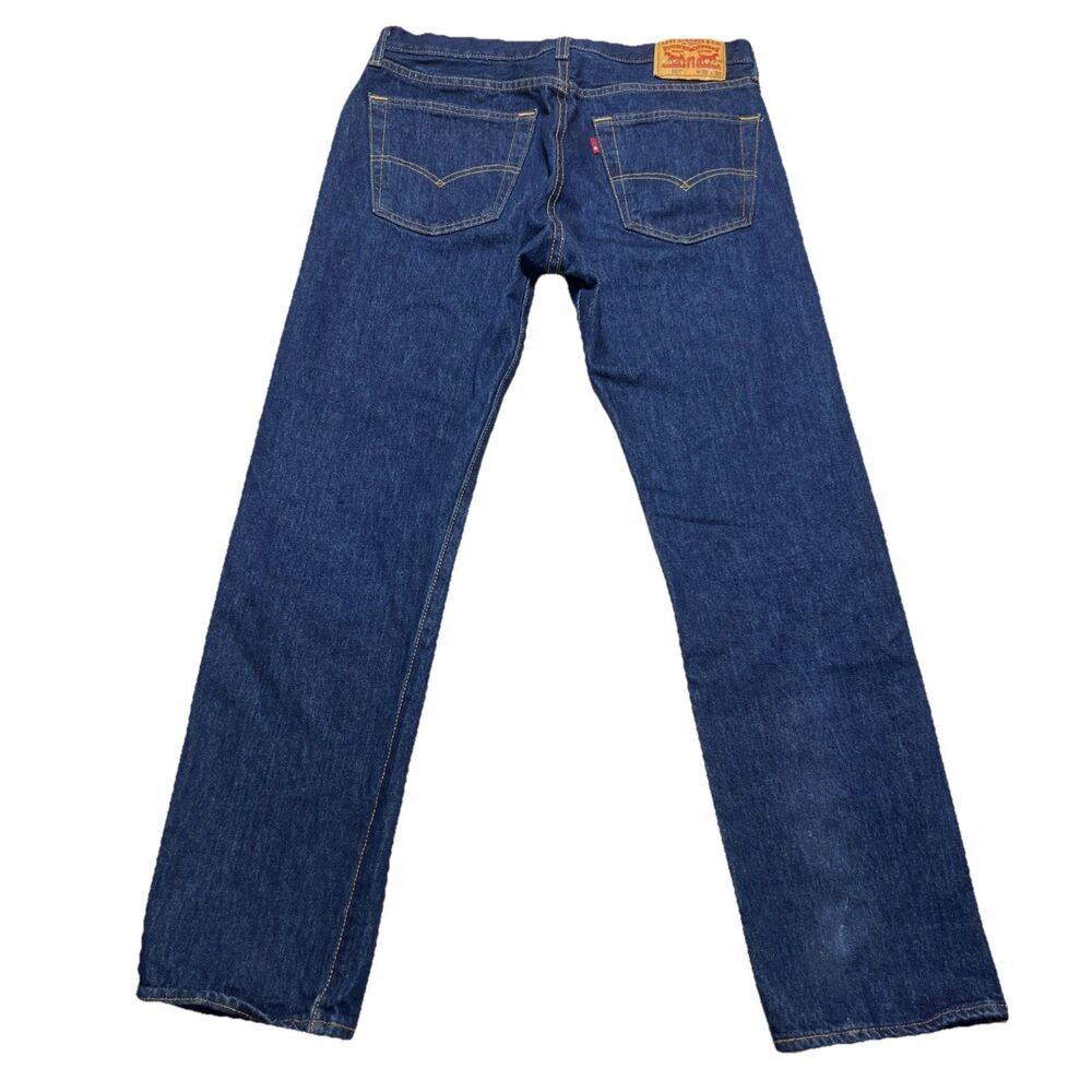 Levi’s 501  Men’s Denim Jeans Indigo 32x30 Button Fly Straight Leg Red Tab